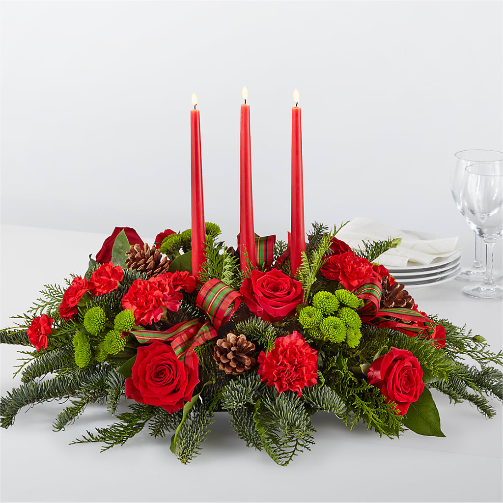 By the Candlelight Centerpiece – Acacia Flower Shop Inc, Orangeburg SC
