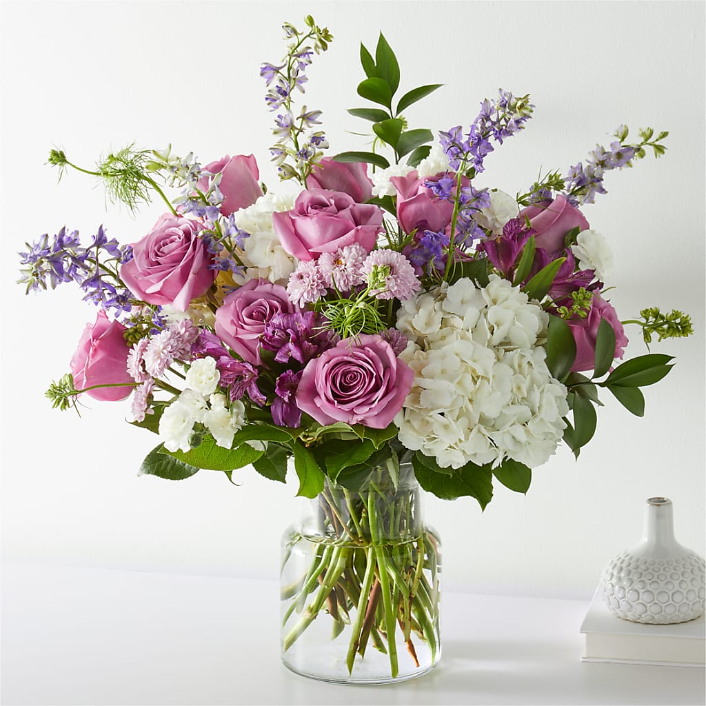 Violet Caress Bouquet – Acacia Flower Shop Inc, Orangeburg SC
