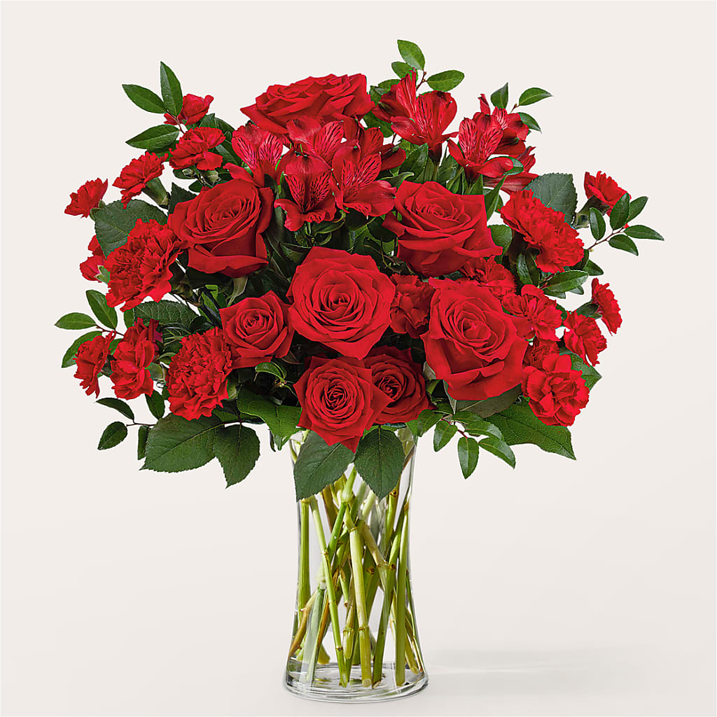 Brilliant Ruby Bouquet – Acacia Flower Shop Inc, Orangeburg SC