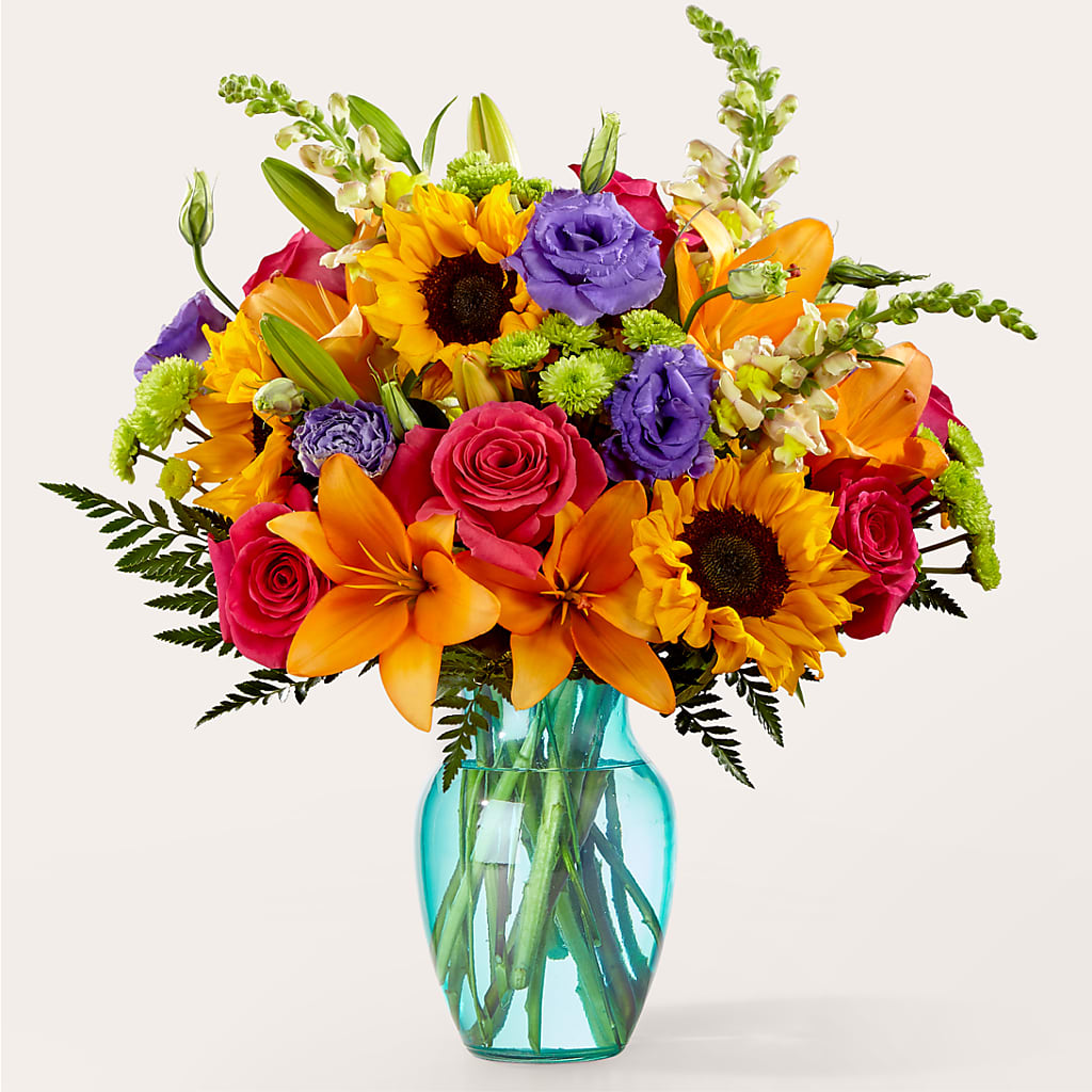 Double Rainbow Bouquet – Acacia Flower Shop Inc, Orangeburg SC