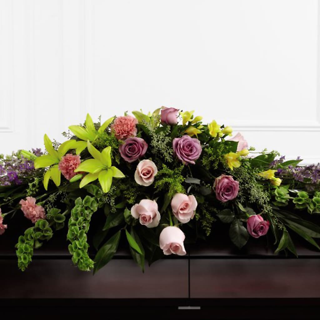 Forever Beloved Casket Spray – Acacia Flower Shop Inc, Orangeburg SC