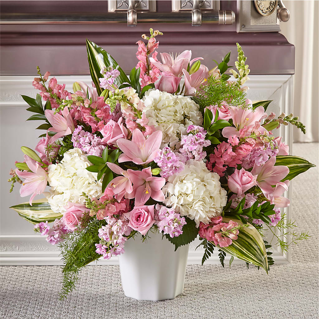 Simply Serene Floor Basket – Acacia Flower Shop Inc, Orangeburg SC