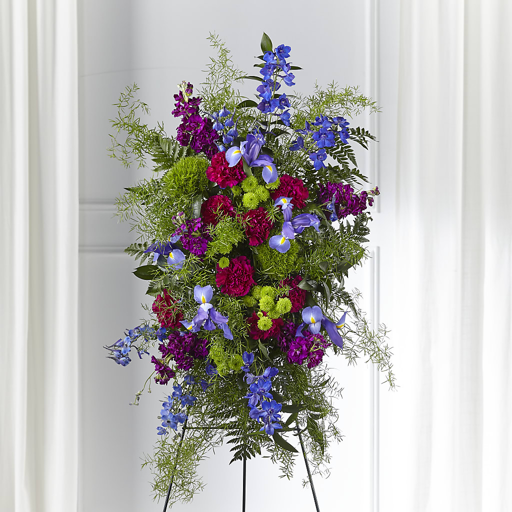 Heavenly Skies Standing Spray – Acacia Flower Shop Inc, Orangeburg SC