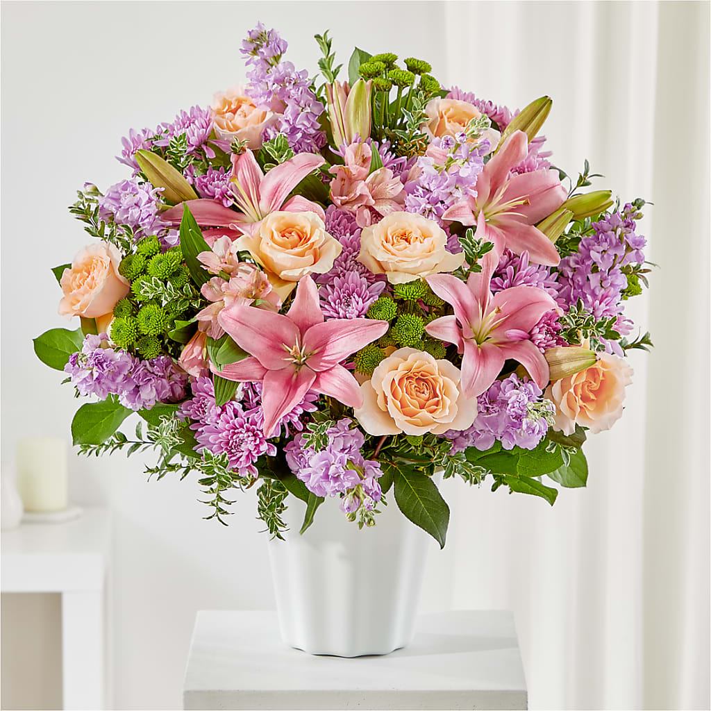 Supportive Embrace Tabletop Basket – Acacia Flower Shop Inc, Orangeburg SC