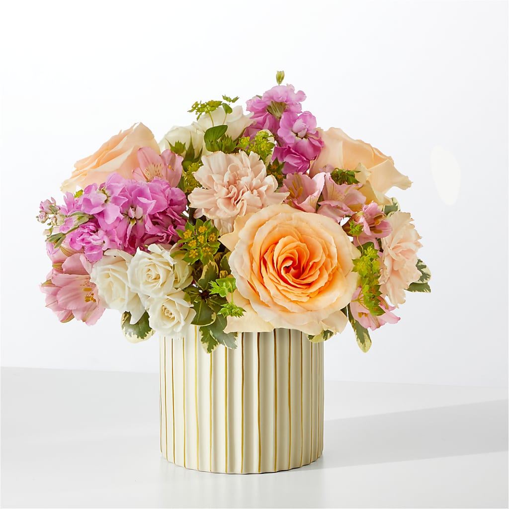 Paradise Bouquet with Ivory Vase – Acacia Flower Shop Inc, Orangeburg SC