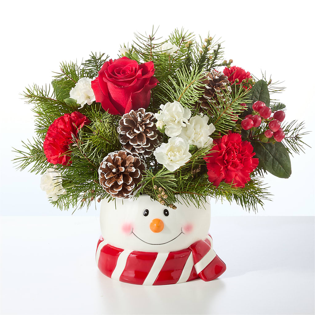 Jolly Snowman Bouquet –  Acacia Flower Shop Inc, Orangeburg SC
