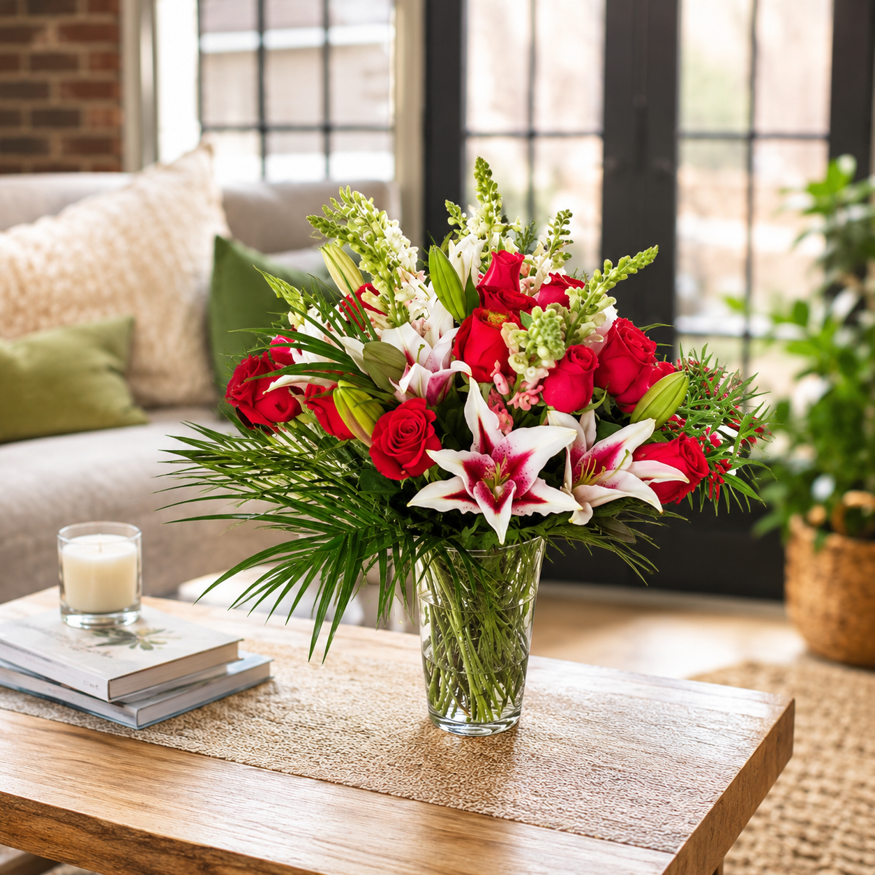 Crimson Elegance Bouquet