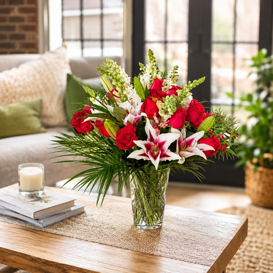 Crimson Elegance Bouquet