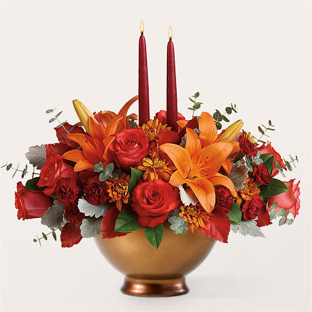 Fruits of Fall Centerpiece –  Acacia Flower Shop Inc, Orangeburg SC