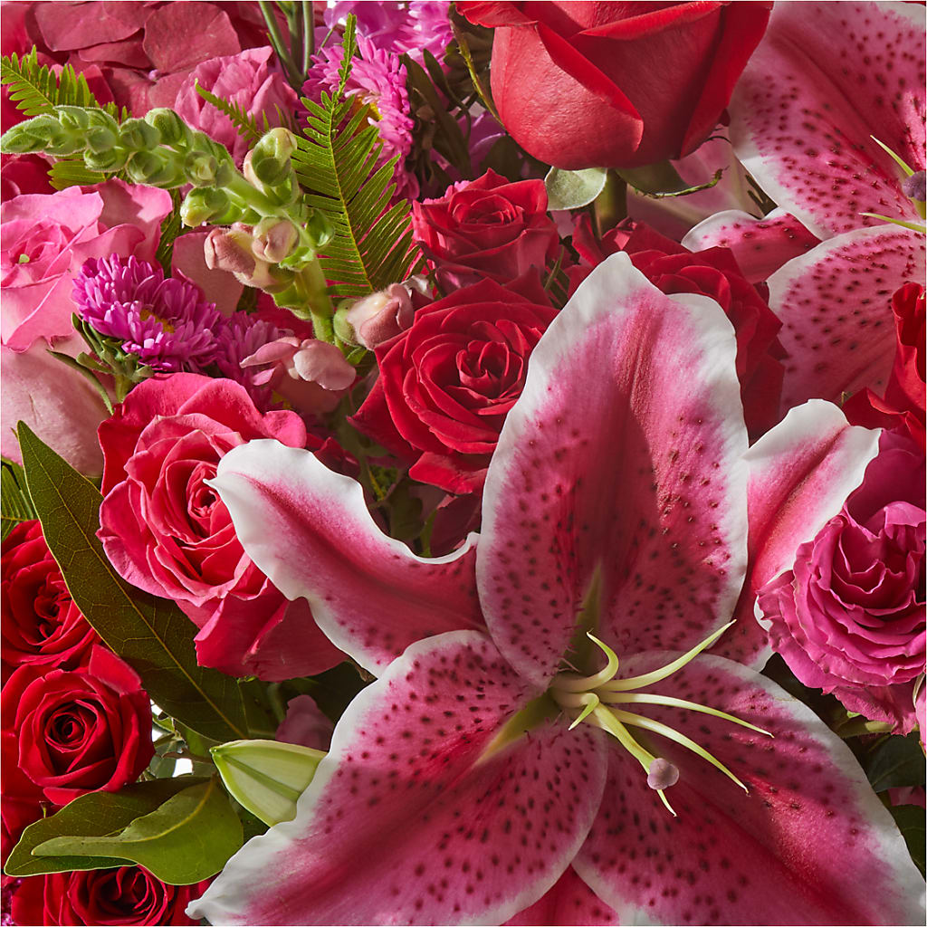 red lily flower shop Better Together - A Luxury Florist Original