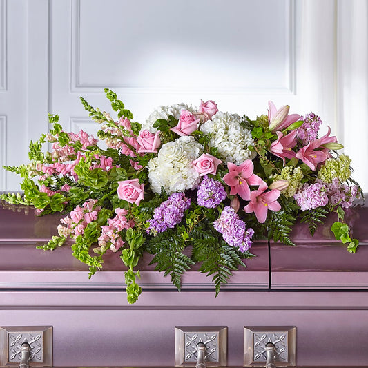Life's Gratitude Casket Spray –  Acacia Flower Shop Inc, Orangeburg SC