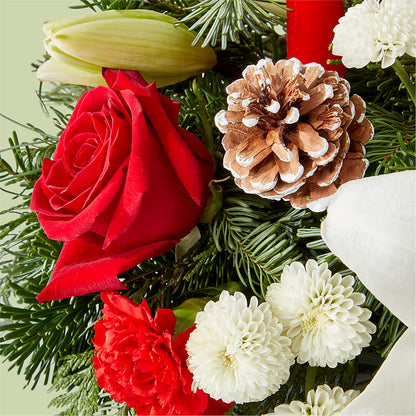 Seasonal Festivities Centerpiece –  Acacia Flower Shop Inc, Orangeburg SC