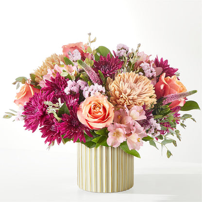 Berry Cobbler Bouquet with Ivory Vase –  Acacia Flower Shop Inc, Orangeburg SC