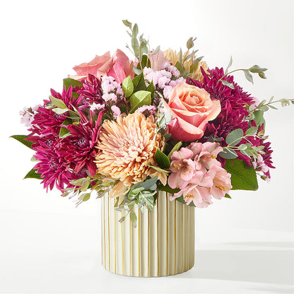 Berry Cobbler Bouquet with Ivory Vase –  Acacia Flower Shop Inc, Orangeburg SC