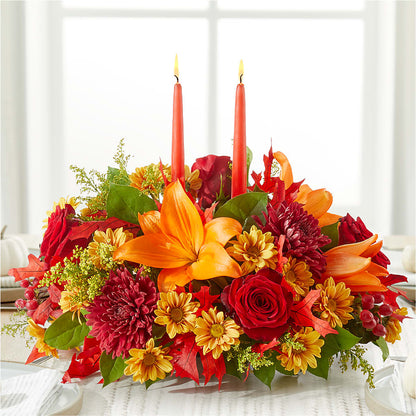 Autumn's Embrace Centerpiece –  Acacia Flower Shop Inc, Orangeburg SC